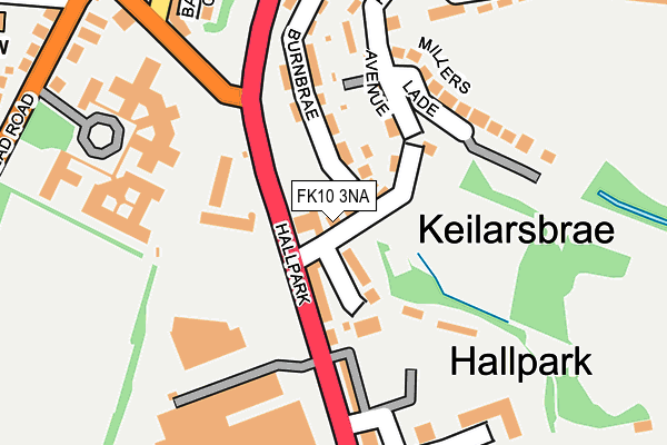 FK10 3NA map - OS OpenMap – Local (Ordnance Survey)
