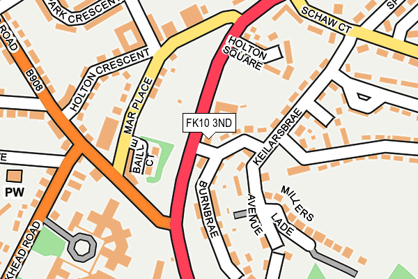 FK10 3ND map - OS OpenMap – Local (Ordnance Survey)