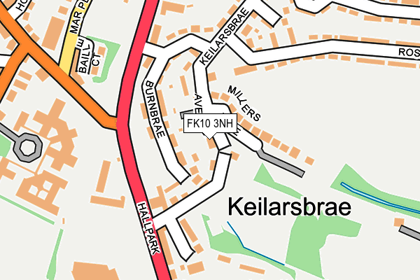 FK10 3NH map - OS OpenMap – Local (Ordnance Survey)