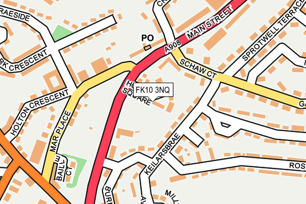 FK10 3NQ map - OS OpenMap – Local (Ordnance Survey)