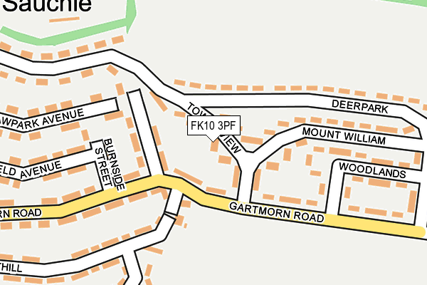 FK10 3PF map - OS OpenMap – Local (Ordnance Survey)