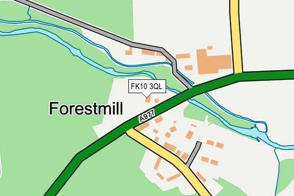 FK10 3QL map - OS OpenMap – Local (Ordnance Survey)