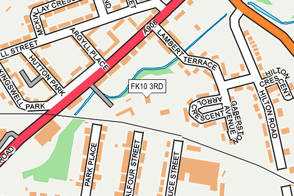 FK10 3RD map - OS OpenMap – Local (Ordnance Survey)