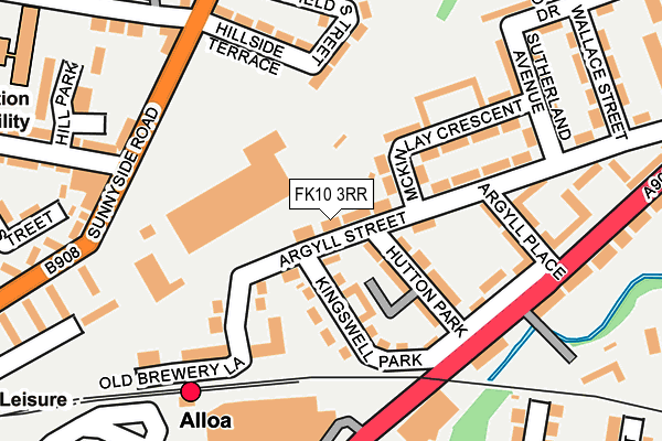 FK10 3RR map - OS OpenMap – Local (Ordnance Survey)