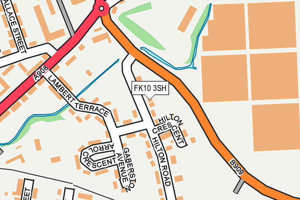 FK10 3SH map - OS OpenMap – Local (Ordnance Survey)