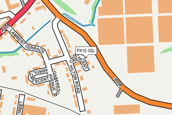 FK10 3SL map - OS OpenMap – Local (Ordnance Survey)