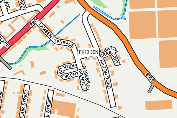FK10 3SN map - OS OpenMap – Local (Ordnance Survey)