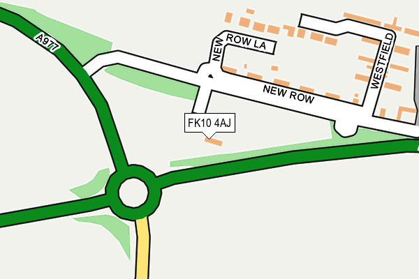 FK10 4AJ map - OS OpenMap – Local (Ordnance Survey)