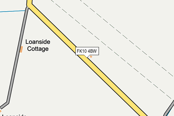 FK10 4BW map - OS OpenMap – Local (Ordnance Survey)