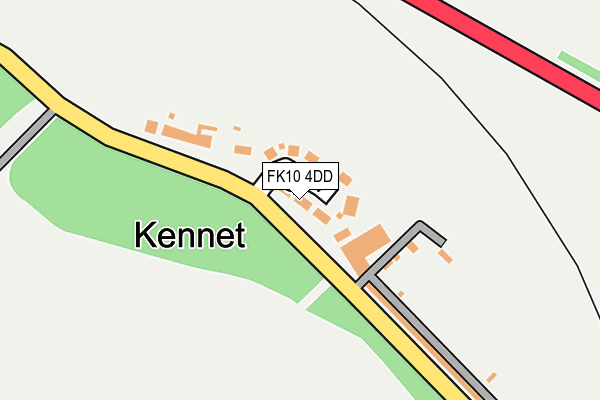 FK10 4DD map - OS OpenMap – Local (Ordnance Survey)