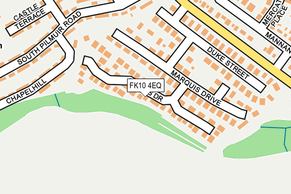 FK10 4EQ map - OS OpenMap – Local (Ordnance Survey)