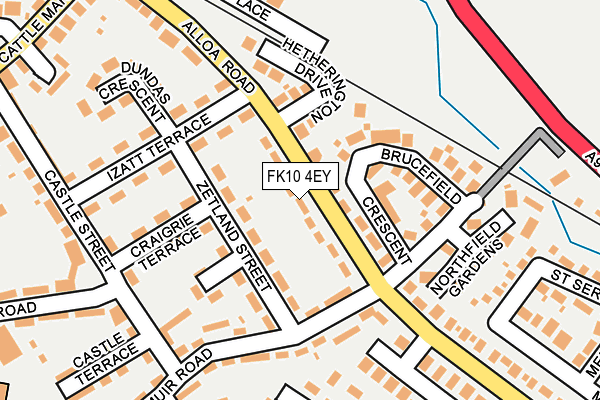 FK10 4EY map - OS OpenMap – Local (Ordnance Survey)