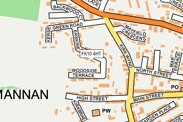 FK10 4HT map - OS OpenMap – Local (Ordnance Survey)