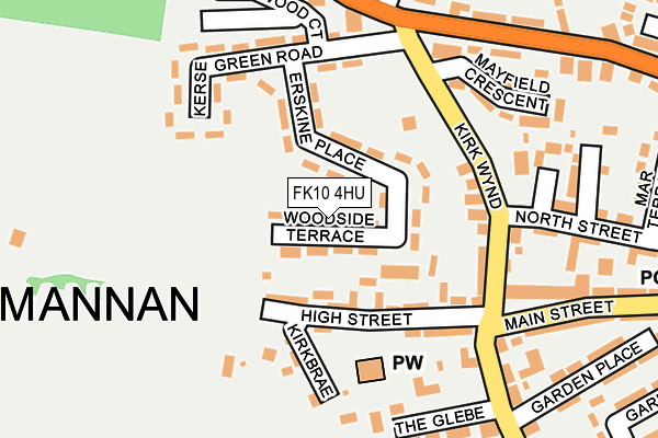 FK10 4HU map - OS OpenMap – Local (Ordnance Survey)