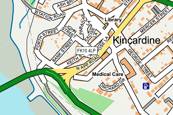 FK10 4LP map - OS OpenMap – Local (Ordnance Survey)