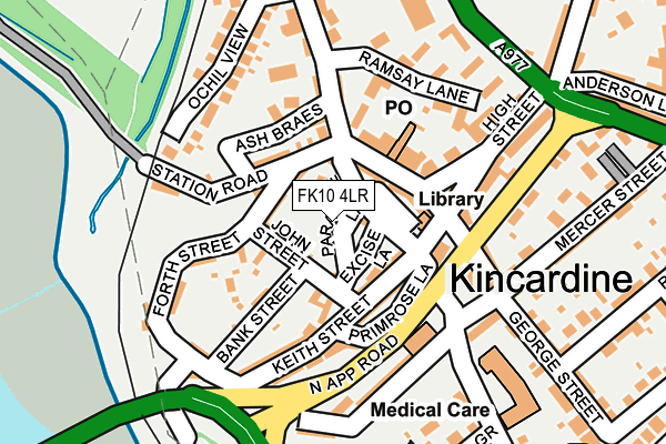 FK10 4LR map - OS OpenMap – Local (Ordnance Survey)