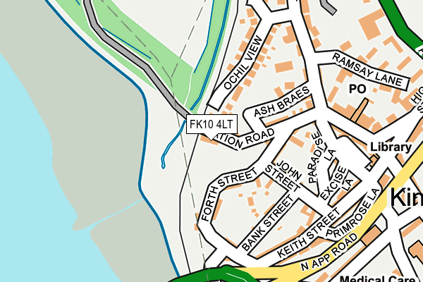 FK10 4LT map - OS OpenMap – Local (Ordnance Survey)