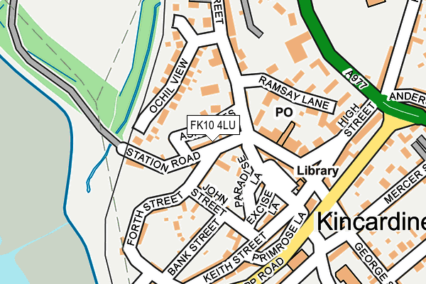 FK10 4LU map - OS OpenMap – Local (Ordnance Survey)