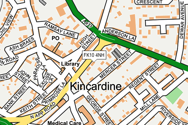 FK10 4NH map - OS OpenMap – Local (Ordnance Survey)