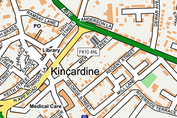 FK10 4NL map - OS OpenMap – Local (Ordnance Survey)