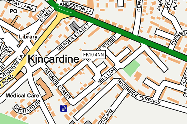 FK10 4NN map - OS OpenMap – Local (Ordnance Survey)