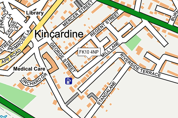 FK10 4NP map - OS OpenMap – Local (Ordnance Survey)