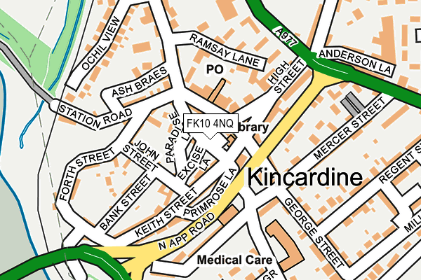 FK10 4NQ map - OS OpenMap – Local (Ordnance Survey)