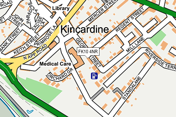 FK10 4NR map - OS OpenMap – Local (Ordnance Survey)