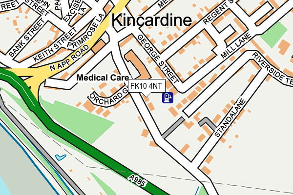 FK10 4NT map - OS OpenMap – Local (Ordnance Survey)