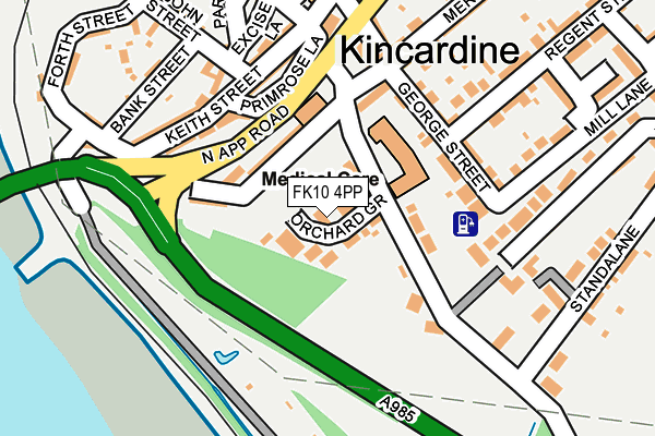 FK10 4PP map - OS OpenMap – Local (Ordnance Survey)