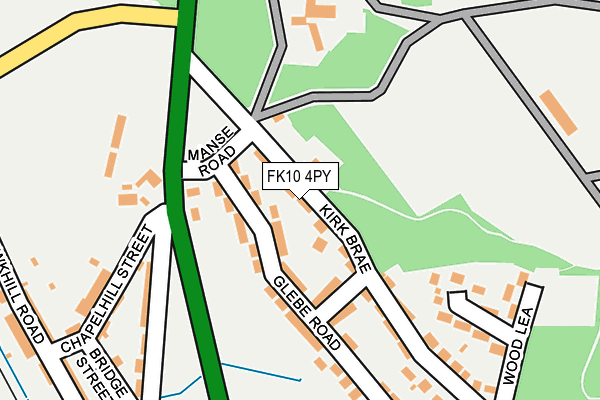 FK10 4PY map - OS OpenMap – Local (Ordnance Survey)