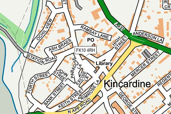 FK10 4RH map - OS OpenMap – Local (Ordnance Survey)