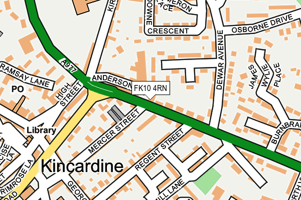 FK10 4RN map - OS OpenMap – Local (Ordnance Survey)