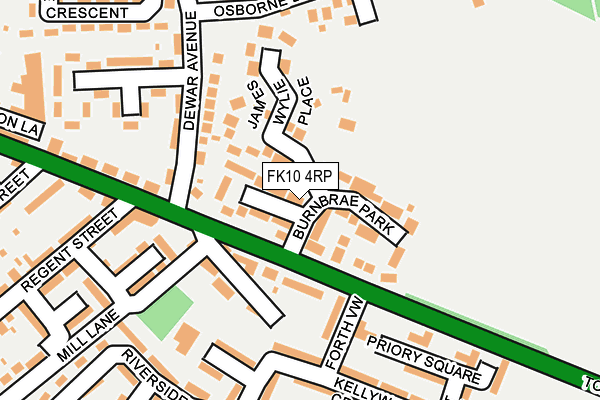 FK10 4RP map - OS OpenMap – Local (Ordnance Survey)