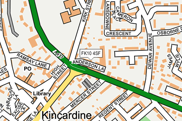 FK10 4SF map - OS OpenMap – Local (Ordnance Survey)