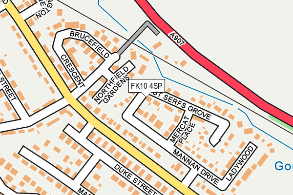 FK10 4SP map - OS OpenMap – Local (Ordnance Survey)