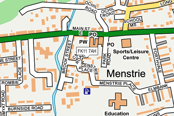 FK11 7AH map - OS OpenMap – Local (Ordnance Survey)