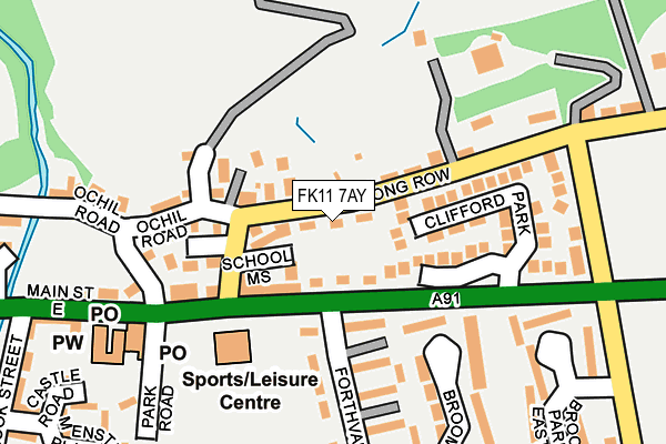 FK11 7AY map - OS OpenMap – Local (Ordnance Survey)
