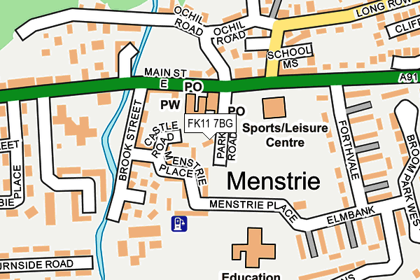 FK11 7BG map - OS OpenMap – Local (Ordnance Survey)