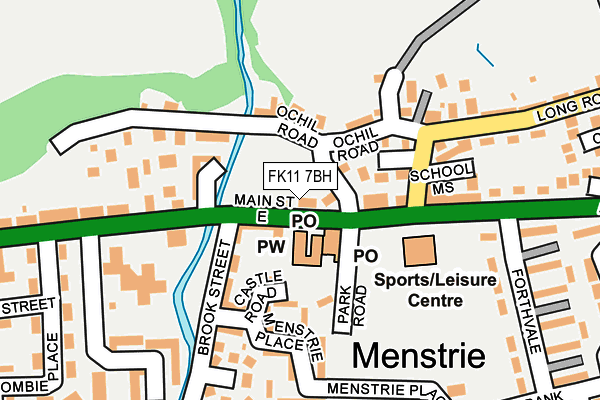 FK11 7BH map - OS OpenMap – Local (Ordnance Survey)