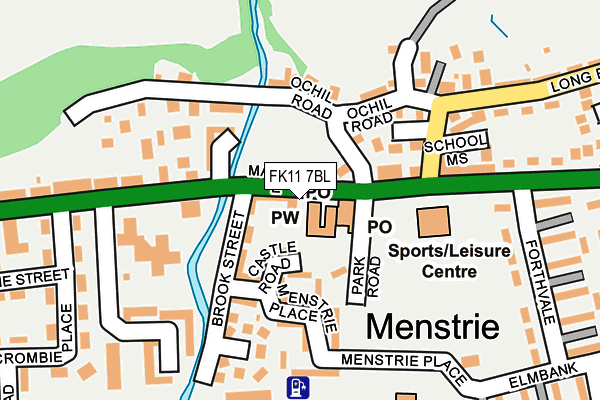 FK11 7BL map - OS OpenMap – Local (Ordnance Survey)