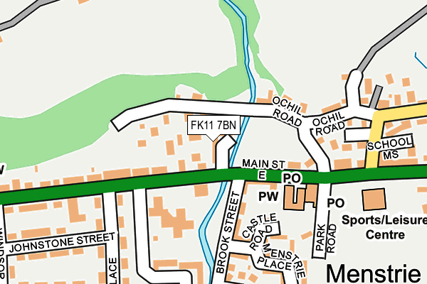 FK11 7BN map - OS OpenMap – Local (Ordnance Survey)