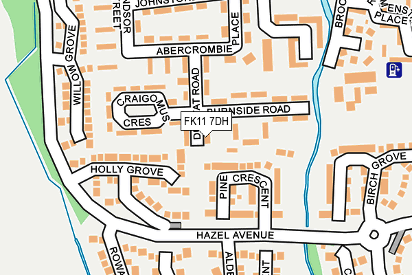 FK11 7DH map - OS OpenMap – Local (Ordnance Survey)