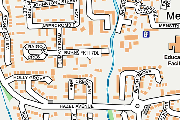 FK11 7DL map - OS OpenMap – Local (Ordnance Survey)
