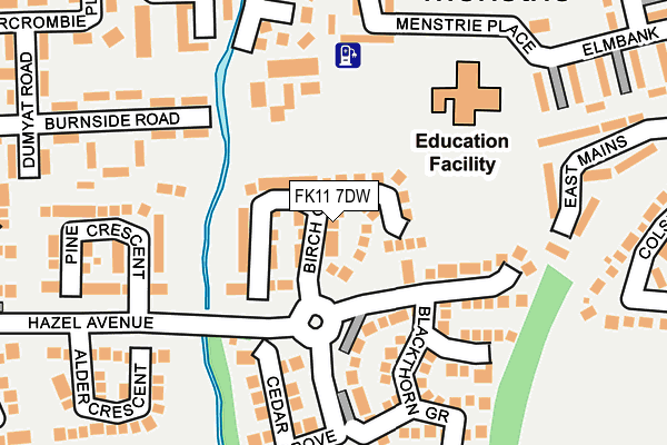 FK11 7DW map - OS OpenMap – Local (Ordnance Survey)