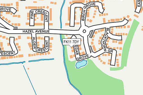FK11 7DY map - OS OpenMap – Local (Ordnance Survey)