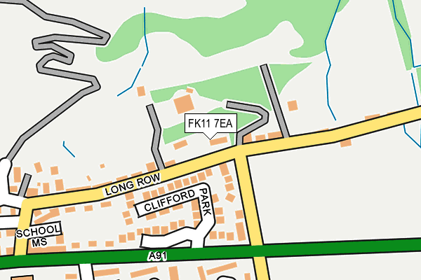 FK11 7EA map - OS OpenMap – Local (Ordnance Survey)