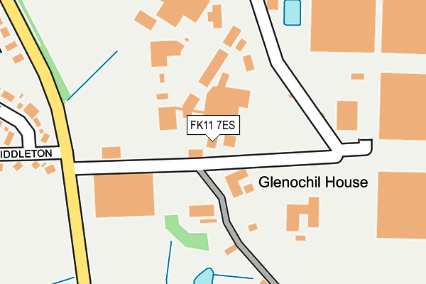 FK11 7ES map - OS OpenMap – Local (Ordnance Survey)