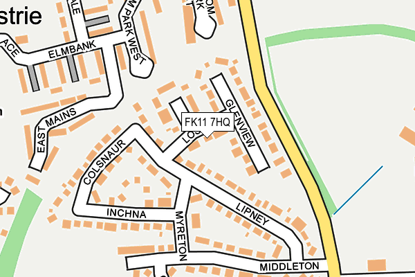 FK11 7HQ map - OS OpenMap – Local (Ordnance Survey)
