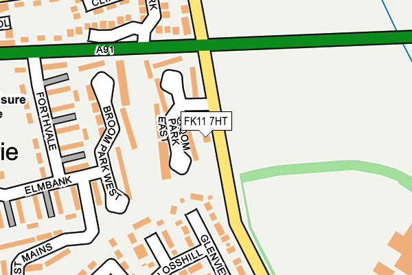 FK11 7HT map - OS OpenMap – Local (Ordnance Survey)